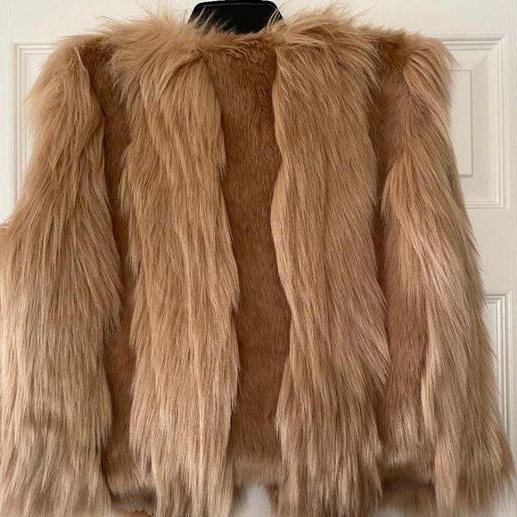Code❤️ Faux Fur Womens Vest Sz L - Picture 3 of 8
